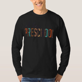 Camiseta Ei, Retrô Da Pré-Escola De Volta Ao Estudo De Prof