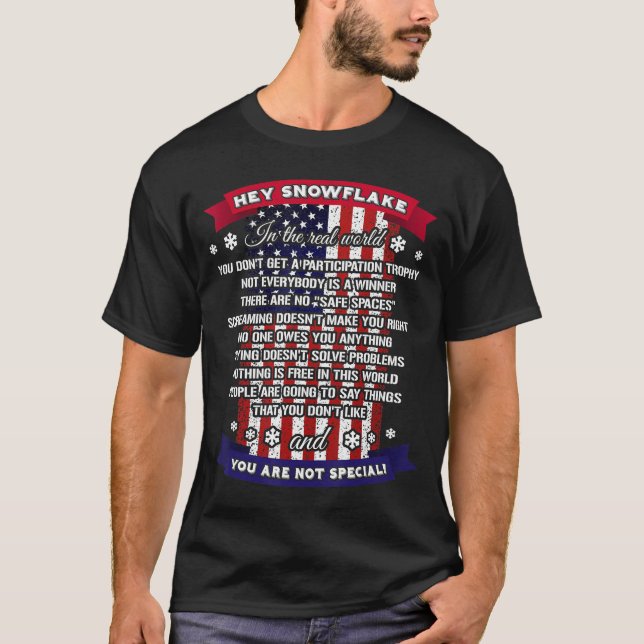 Camiseta Ei Snowflake, Pai do Exército Orgulhoso (Frente)