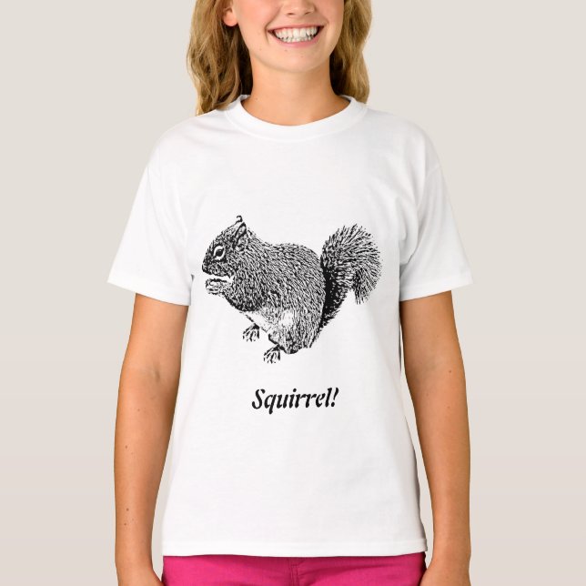 Camiseta Ei Squirrel (Frente)