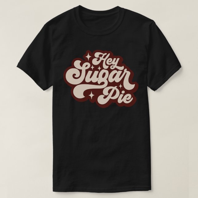 Camiseta ei, tarte de açúcar 1 (Frente do Design)