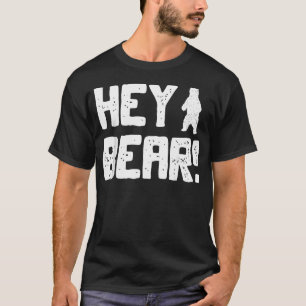 Camiseta Ei Urso Caminhada Divertida ao Ar Livre Urso Pardo