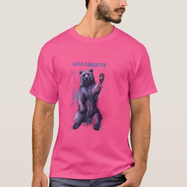Camiseta Ei, Urso! Pintura (Frente)