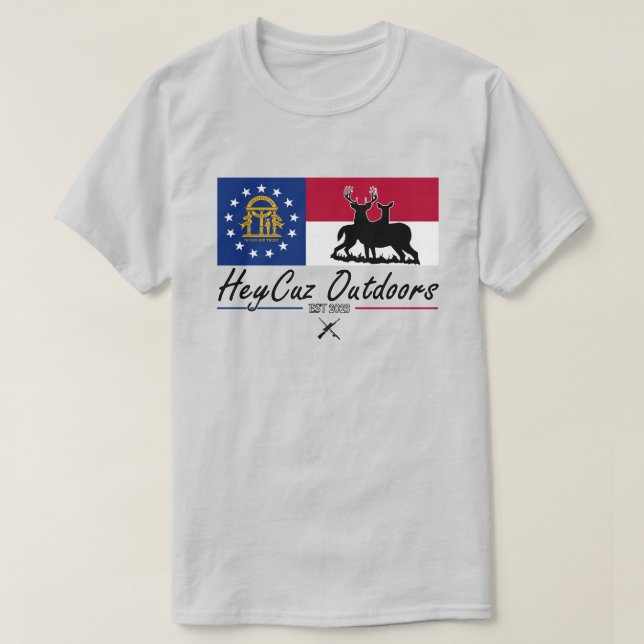 Camiseta EiCuz ao ar livre na Geórgia (Frente do Design)