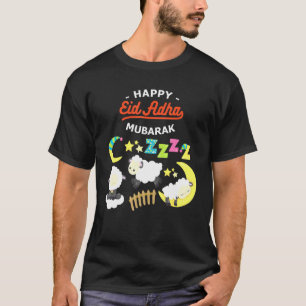 Camiseta Eid Al Adha Eid Mubarak Feliz Dia do Eid Muçulmano