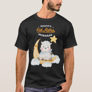 Camiseta Eid Al Adha Eid Mubarak Feliz Muçulmano do Dia do