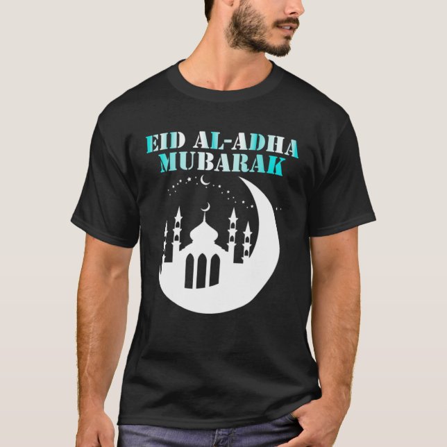 Camiseta Eid Al Adha Mubarak 2023 Happy Eid For Muslim Eid  (Frente)