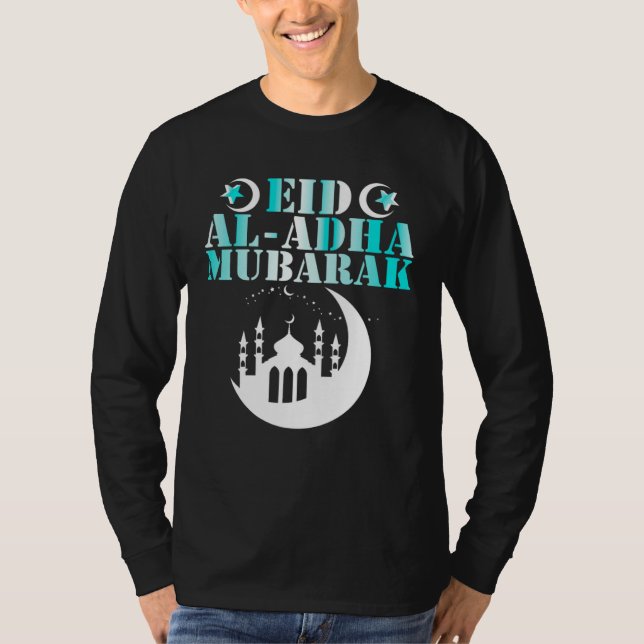 Camiseta Eid Al Adha Mubarak 2023 Happy Eid For Muslim Eid  (Frente)