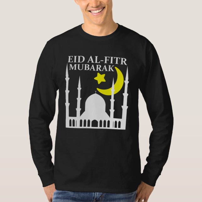 Camiseta Eid Al Fitr Mubarak 2023 Happy Eid For Muslim Eid  (Frente)