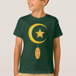 Camiseta Eid al Fitr Mubarak Ramadan Kareem Moon Star