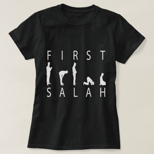 Camiseta Eid dá presentes para crianças mulheres primeiro S (Frente do Design)