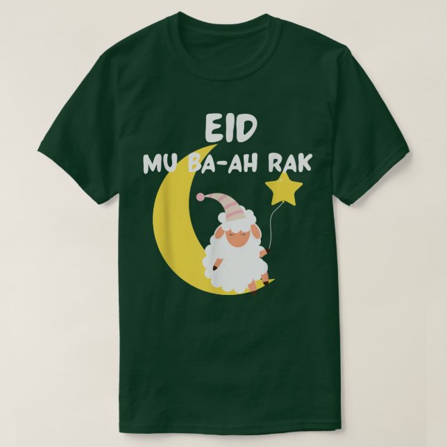 Camiseta Eid Mubaaahrak Eid mubarak Eid al adha (Frente do Design)