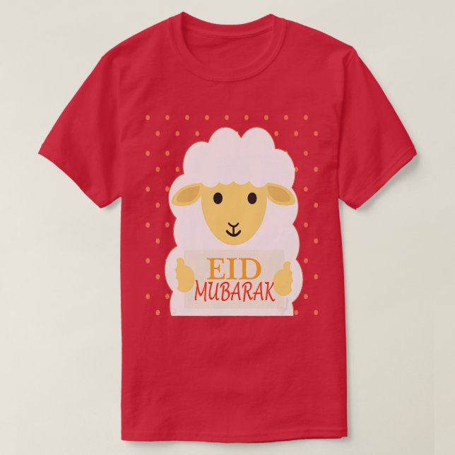 Camiseta Eid Mubarak e Eid Al Adha Funny (Frente do Design)