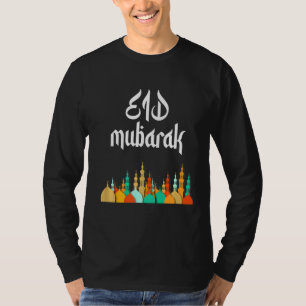 Camiseta Eid Mubarak Eid Alfitr Mubarak Kareem Eid Islâmico