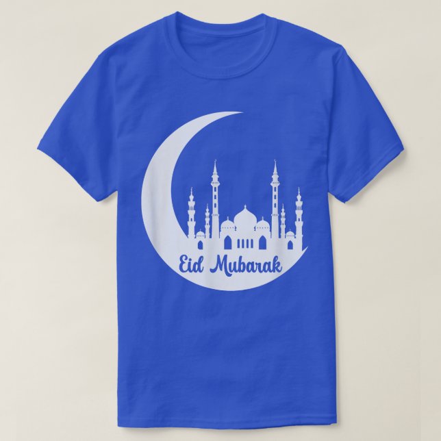 Camiseta Eid Mubarak Eid Mubarak Kareem (Frente do Design)