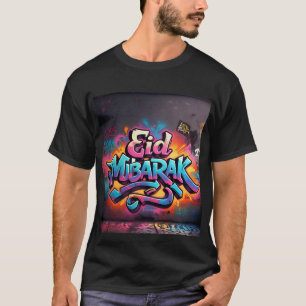 Camiseta Eid Mubarak, Grafite de pintura