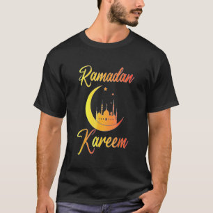Camiseta Eid Mubarak Ramadan Kareem Feliz Festa Islâmica