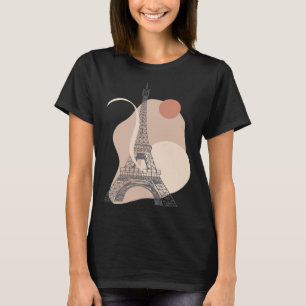 Camiseta Eiffel Tower Famous Paris França Viagem Lan Francê