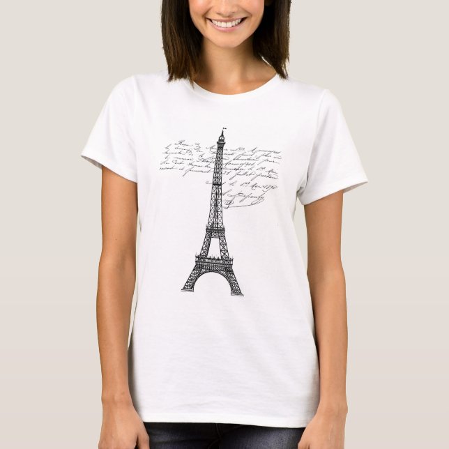 Camiseta Eiffel Tower Namorado Tee (Frente)
