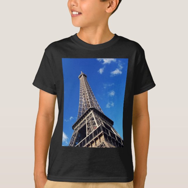 Camiseta Eiffel Tower Paris Europe Viagem (Frente)