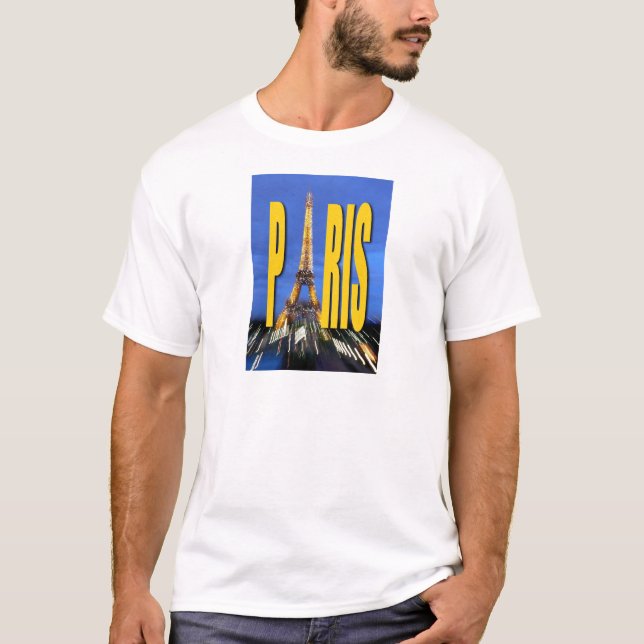 Camiseta Eiffel Tower Paris França (Frente)