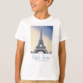 Camiseta Eiffel Tower Paris França Landmark