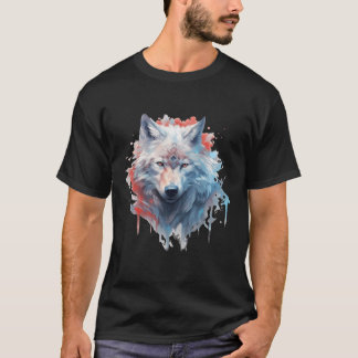 Camiseta Ein Mystischer Einsamer Wolf