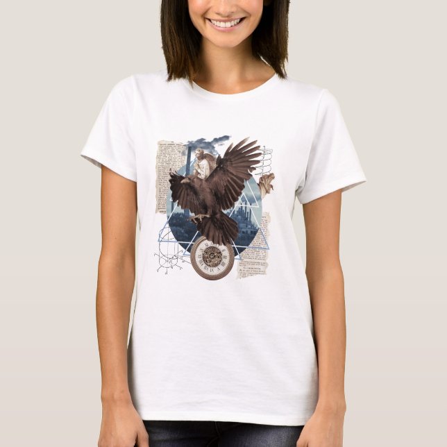 Camiseta Eine schöne Collage mit Adler    (Frente)