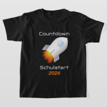 Einschulung - Countdown Schulstart - Rakete 1 |