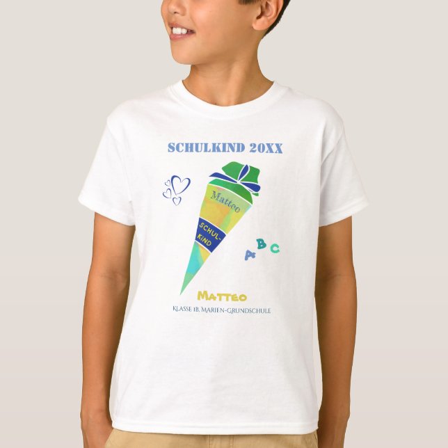 Camiseta Einschulung Feier Schulkind Einschulungsfeier 2024 (Frente)