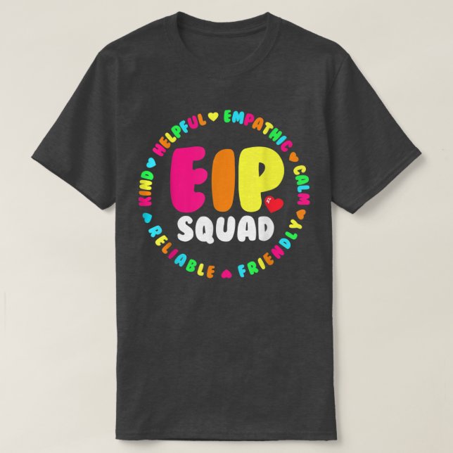 Camiseta EIP Squad Early Intervention Program Intervention  (Frente do Design)