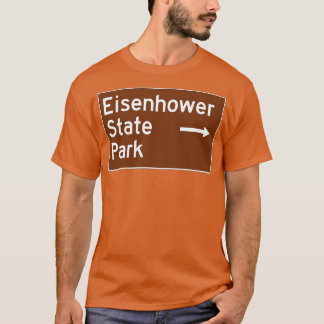 Camiseta Eisenhower State Park Texas Brown Highway Traffic