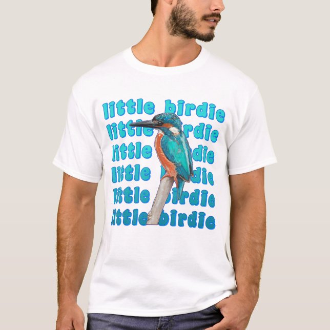 Camiseta Eisvogel  - schöner blauer Vogel (Frente)