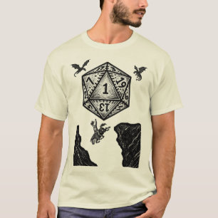 Camiseta Eita! 1 Natural! Falha no teste de Sabedoria!