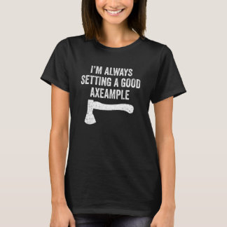 Camiseta Eixos De Atiramento De Hatchet Que Satisfazem Um B