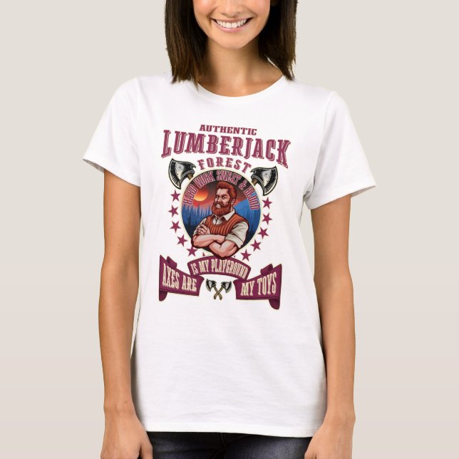 CAMISETA EIXOS DE LUMBERJACK AUTÊNTICOS (Frente)