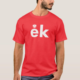 Camiseta EK Tshirt do Sobrenome polonês
