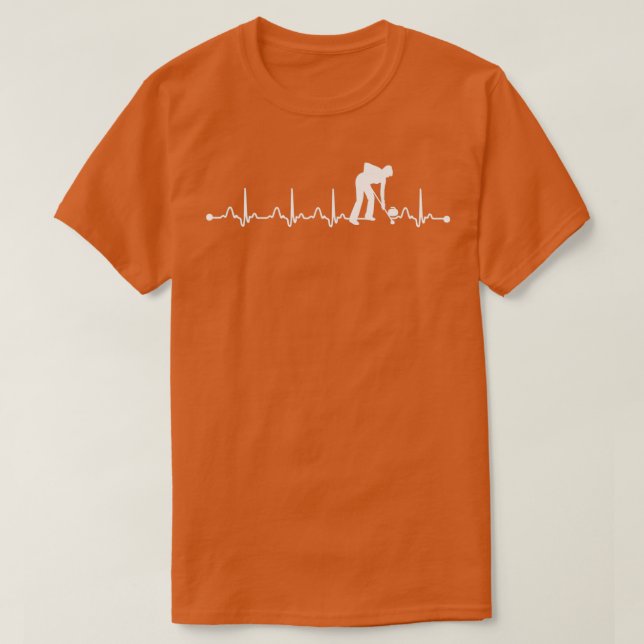 Camiseta EKG Curling Sports Lover (Frente do Design)