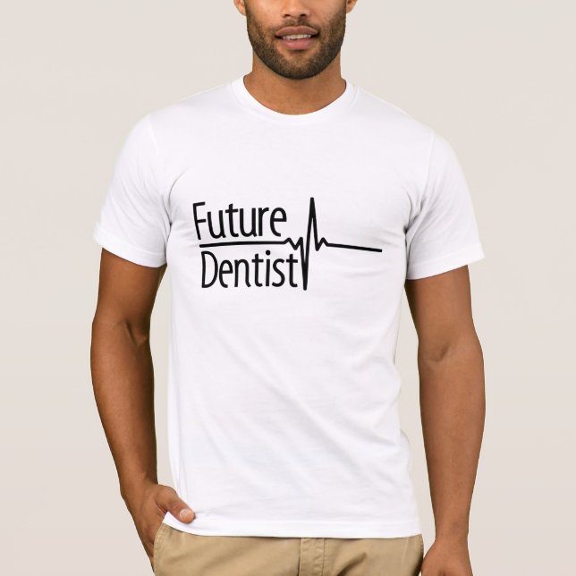 Camiseta EKG de Futuro Dentista (Frente)