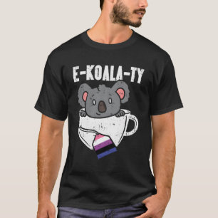 Camiseta Ekoalaty Genderfluid Igualdade Koala Tea Pride Fla