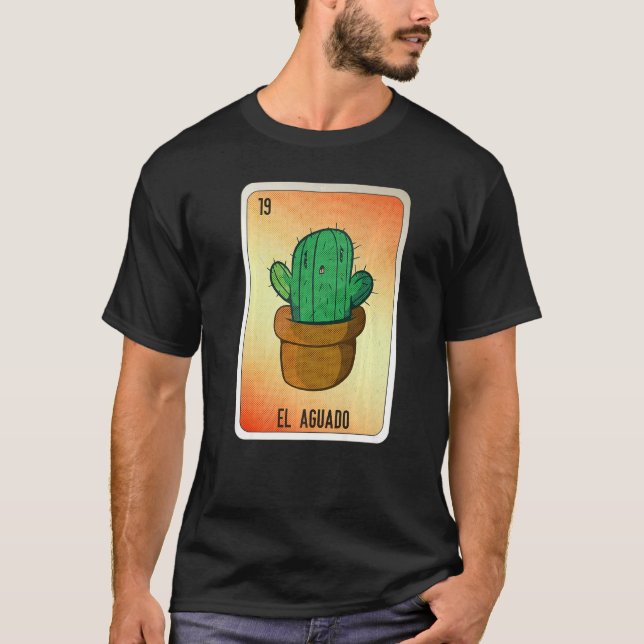 Camiseta EL Aguado Mexican Slang Lottery Bingo Cards   (Frente)