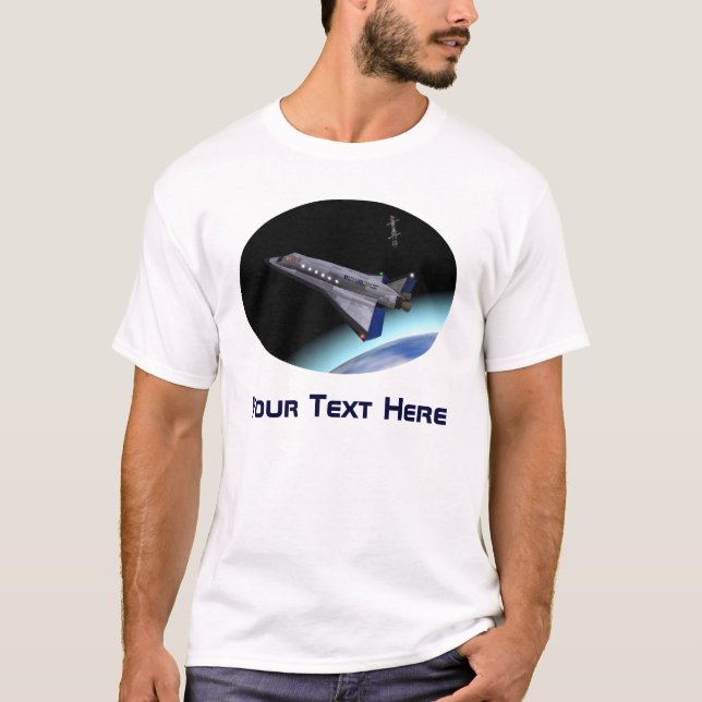 Camiseta El Al Maslool Space Shuttle (Frente)