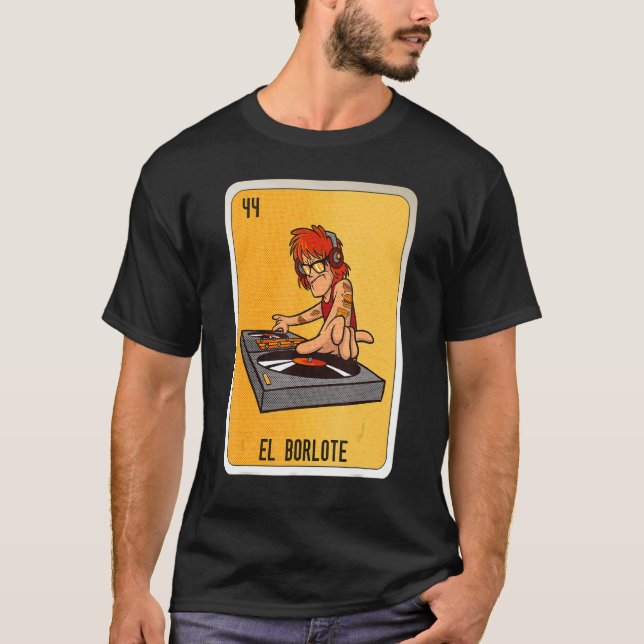 Camiseta El Borlote Mexicano Slang - Cartões De Bingo De Lo (Frente)