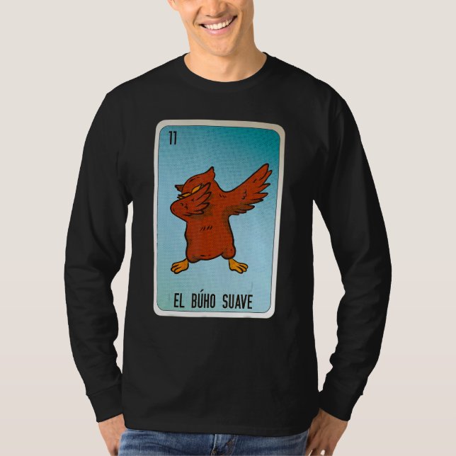 Camiseta El Buho Suave Mexican Slang Lottery Bingo Cards (Frente)