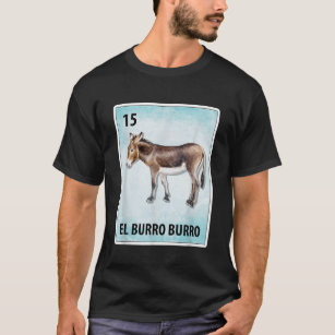 Camiseta El Burro Burro Mexicano Burro Burro Cartões