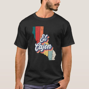 Camiseta El Cajon City Retro Vintage Hometown Califórnia
