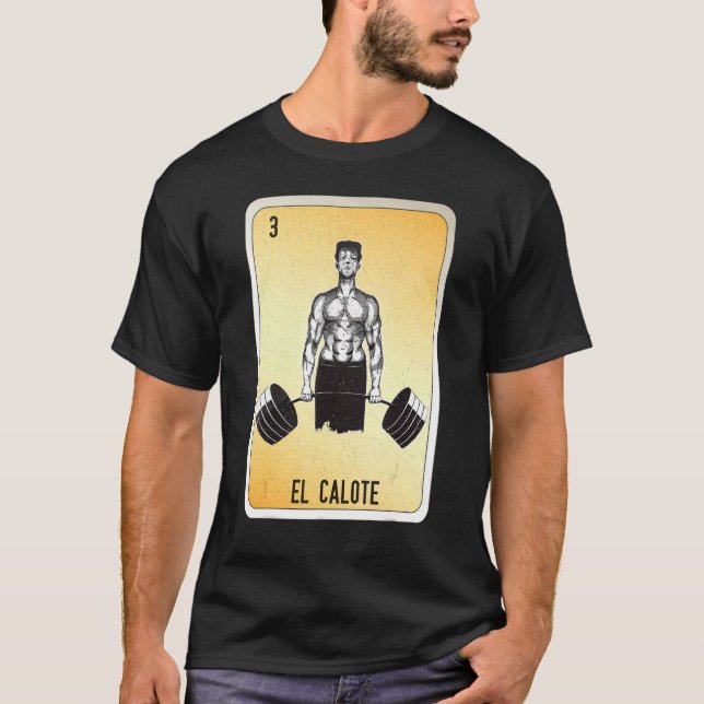 Camiseta El Calote Mexican Slang Lottery Bingo Cards (Frente)