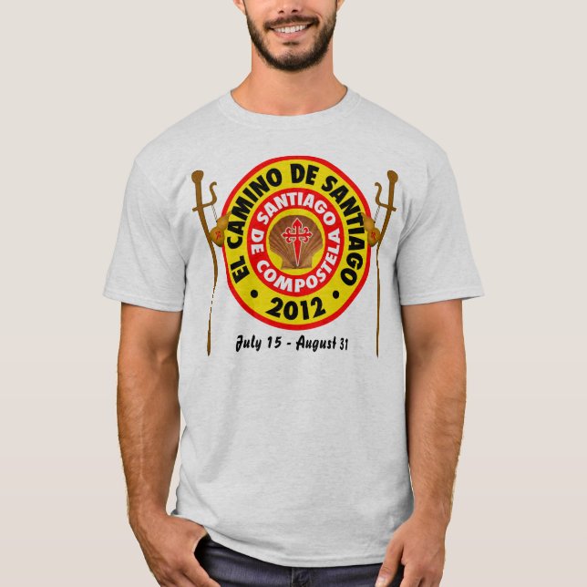 Camiseta EL Camino de Santiago 2012 (Frente)