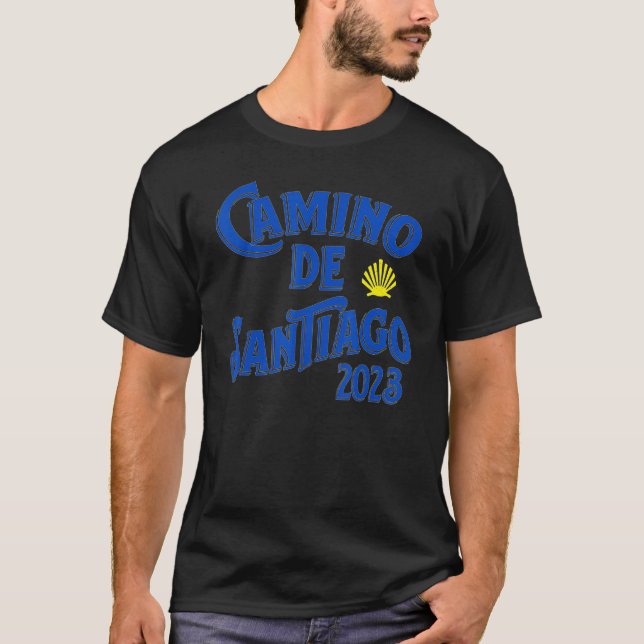 Camiseta El Camino de Santiago 2023 Way of Rua James Santo  (Frente)