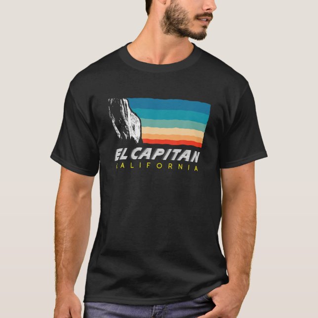 Camiseta El Capitan California - EUA 1980S Retro (Frente)