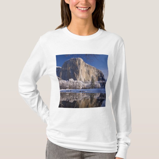Camiseta El Capitan reflete no rio Merced em 2 (Frente)